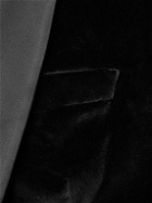 Rubinacci - Slim-Fit Shawl-Collar Cotton-Velvet Tuxedo Jacket - Black