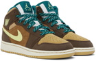 Nike Jordan Kids Brown Air Jordan 1 Mid SE Big Kids Sneakers