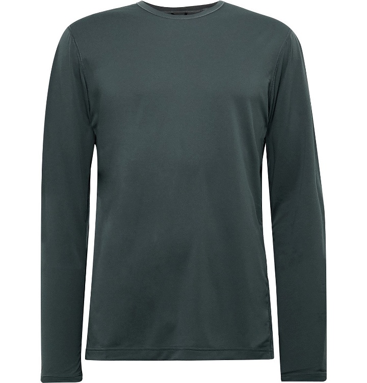 Photo: Reigning Champ - DeltaPeak 90 Stretch-Jersey T-Shirt - Gray