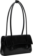 MARGESHERWOOD Black Flap Small Bag