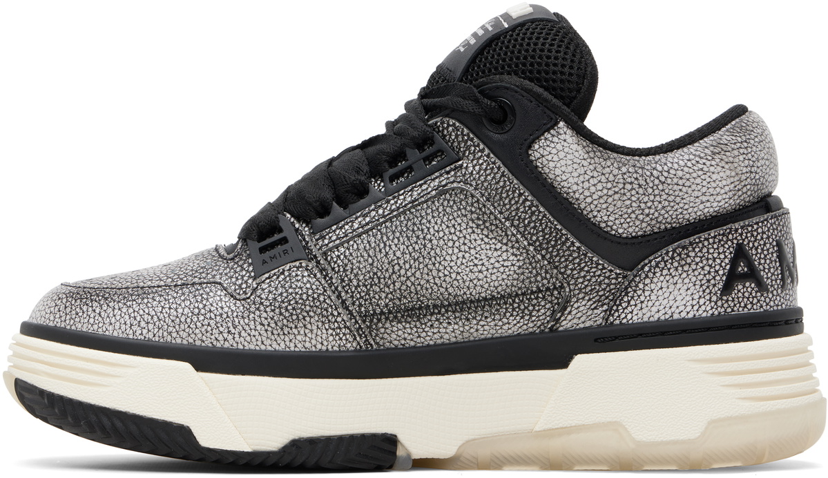 AMIRI Black Pebbled MA-1 Sneakers