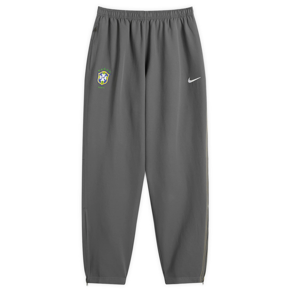 Nike Brazil Reissue Track Pant in Grey/Yellow/White