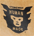 Human Made - Logo-Print Paper-Effect Backpack - Beige