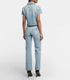 Saint Laurent - Cropped denim shirt
