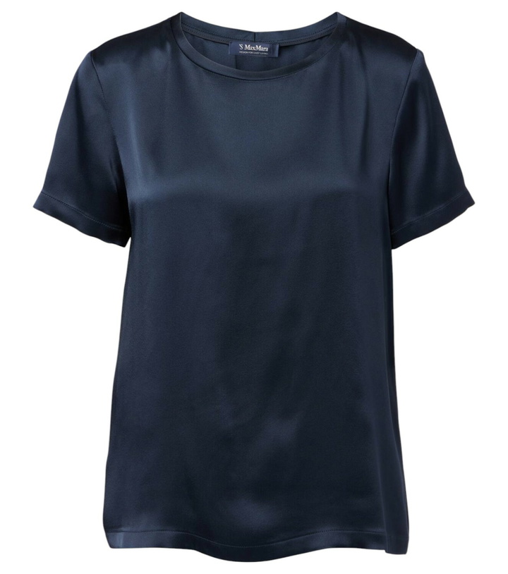 Photo: 'S Max Mara Rebecca satin T-shirt