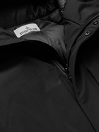 Stone Island - Logo-Appliquéd Recycled GORE-TEX® Hooded Down Jacket - Black