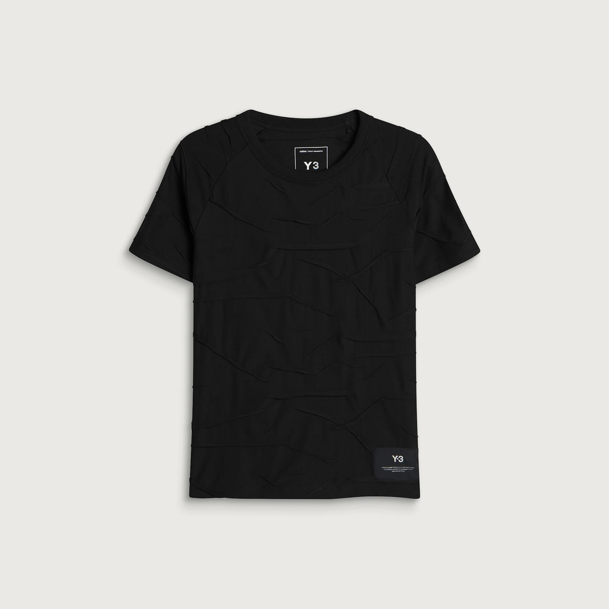 Y-3 Women's Patchwork Cut T-Shirt in Black