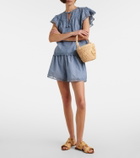 Ulla Johnson Elowen lace-trimmed cotton shorts