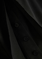 Helmut Lang Double-breasted Wool-blend Trench Coat Black