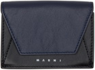 Marni Navy & Black Trifold Wallet