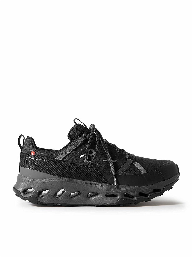 Photo: ON - Cloudhorizon Rubber-Trimmed Mesh Sneakers - Black