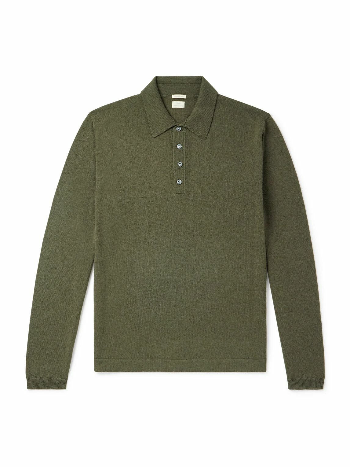 Massimo Alba - Wool Polo Shirt - Green