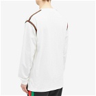 Gucci Men's Tape Long Sleeve T-Shirt in White