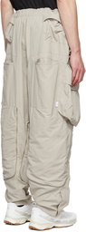 Archival Reinvent Gray Switchable Cover Cargo Pants