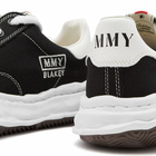 Maison MIHARA YASUHIRO Men's Blakey Low Original Sole Canvas Sneak Sneakers in Black