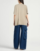 Gestuz Womens T-shirt in Beige