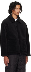 TAION Black Zip Reversible Down Jacket