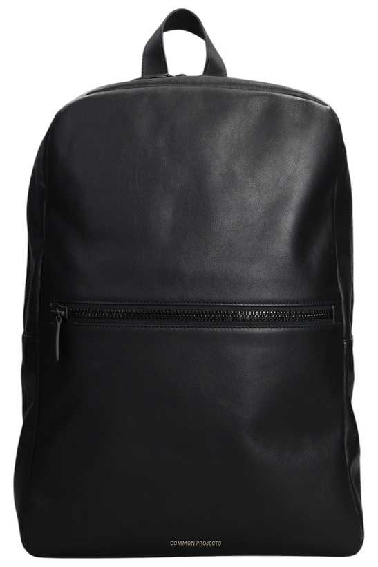 Photo: Common Projects Backpack In Black Leather