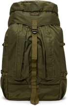 RRL Green Nylon Canvas Utility Backpack