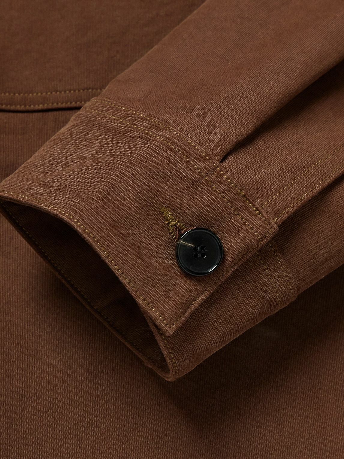 AGOLDE - RSVP GALLERY Erving Appliquéd Cotton-Canvas Jacket - Brown