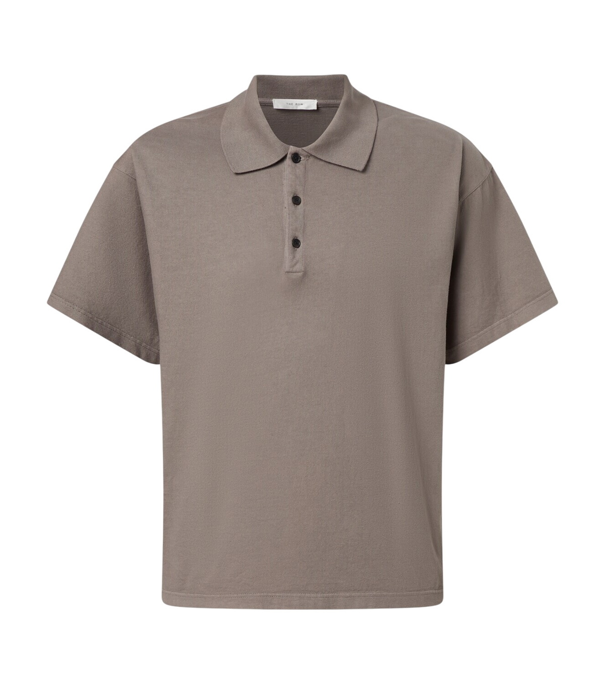 トップス The Row Bryson Cropped Polo The Row Bryson cotton polo shirt The Row
