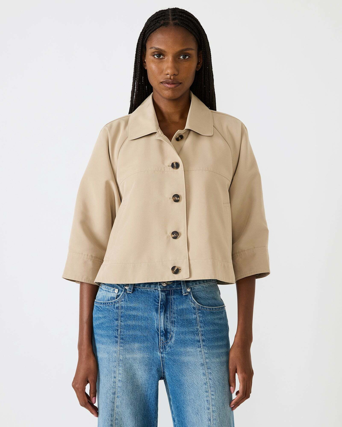 Steve Madden Rhode Jacket in Tan