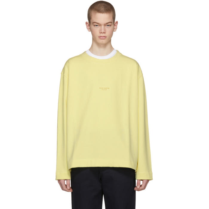 Photo: Acne Studios Yellow Lynn Sweatshirt