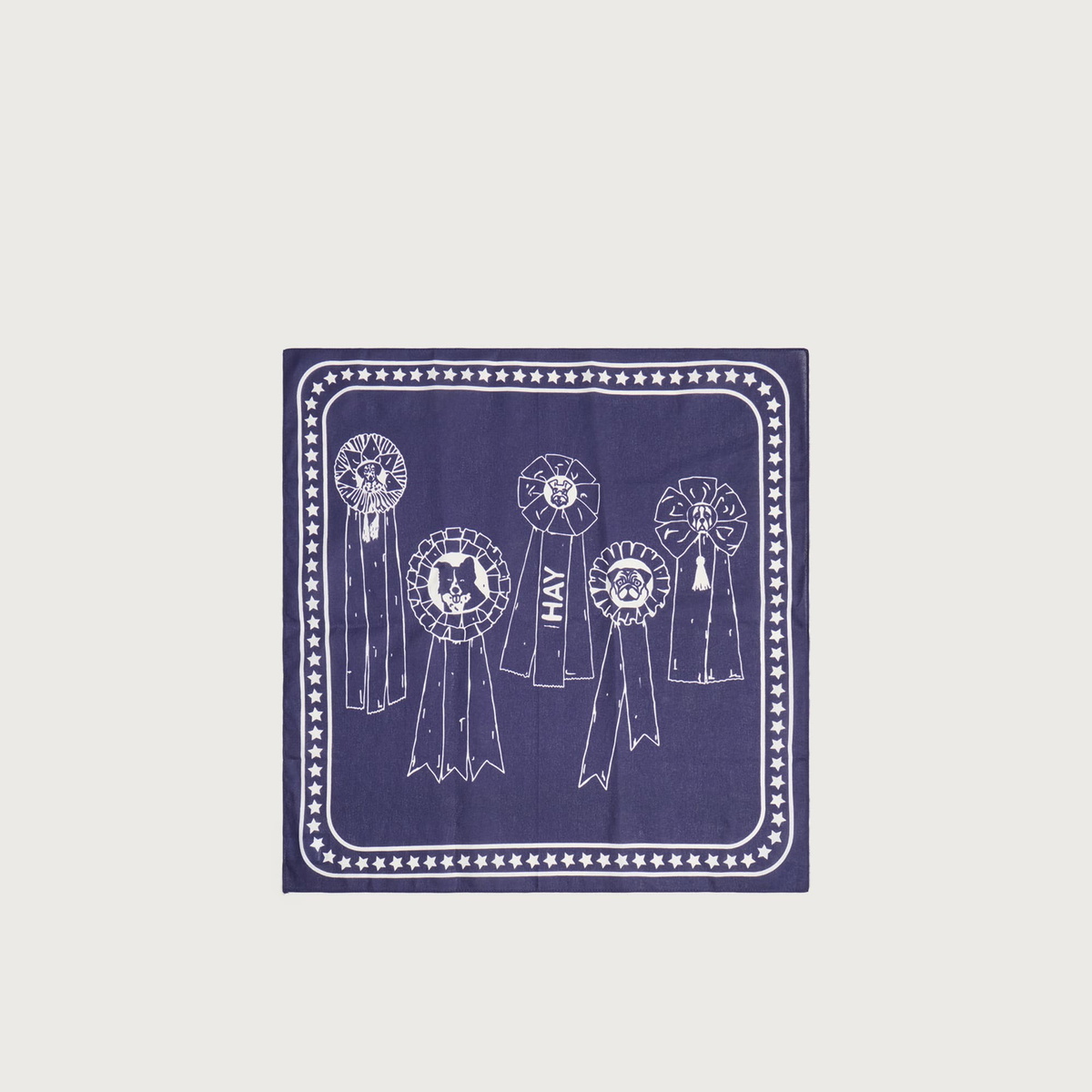 HAY Dogs Scarf in Dark Blue