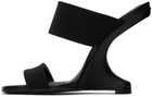 Rick Owens Lilies Black Cantileaver 11 Heeled Sandals