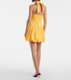 Simkhai Brooke gathered cotton-blend minidress