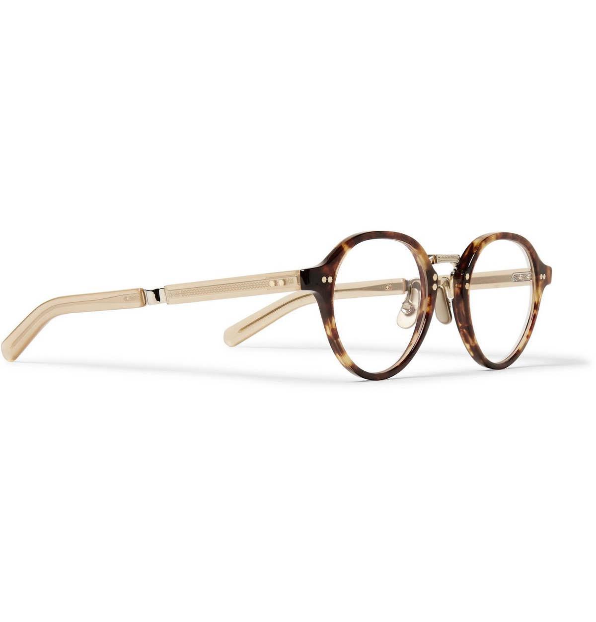 Mr Leight - Spike C Round-Frame Tortoiseshell Acetate and Gold