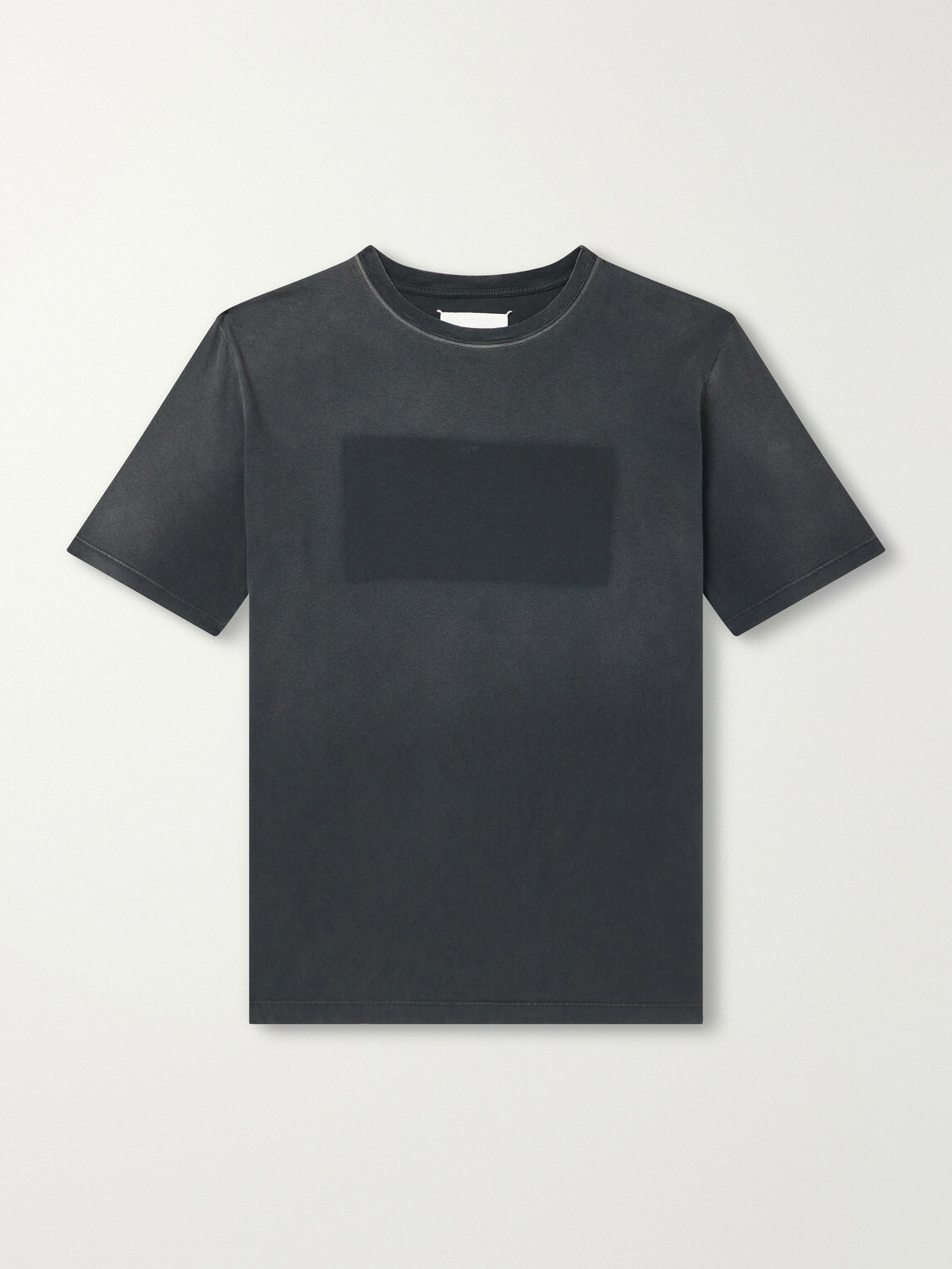 Maison Margiela - Printed Cotton-Jersey T-Shirt - Black