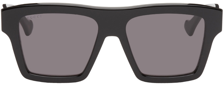 Photo: Gucci Black Square Sunglasses