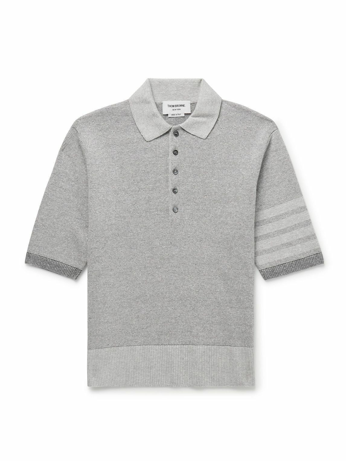【関税&送料込】Thom Browne Abito Polo In Pique Di Cotone Thom Browne - Cotton piqué polo shirt Thom Browne