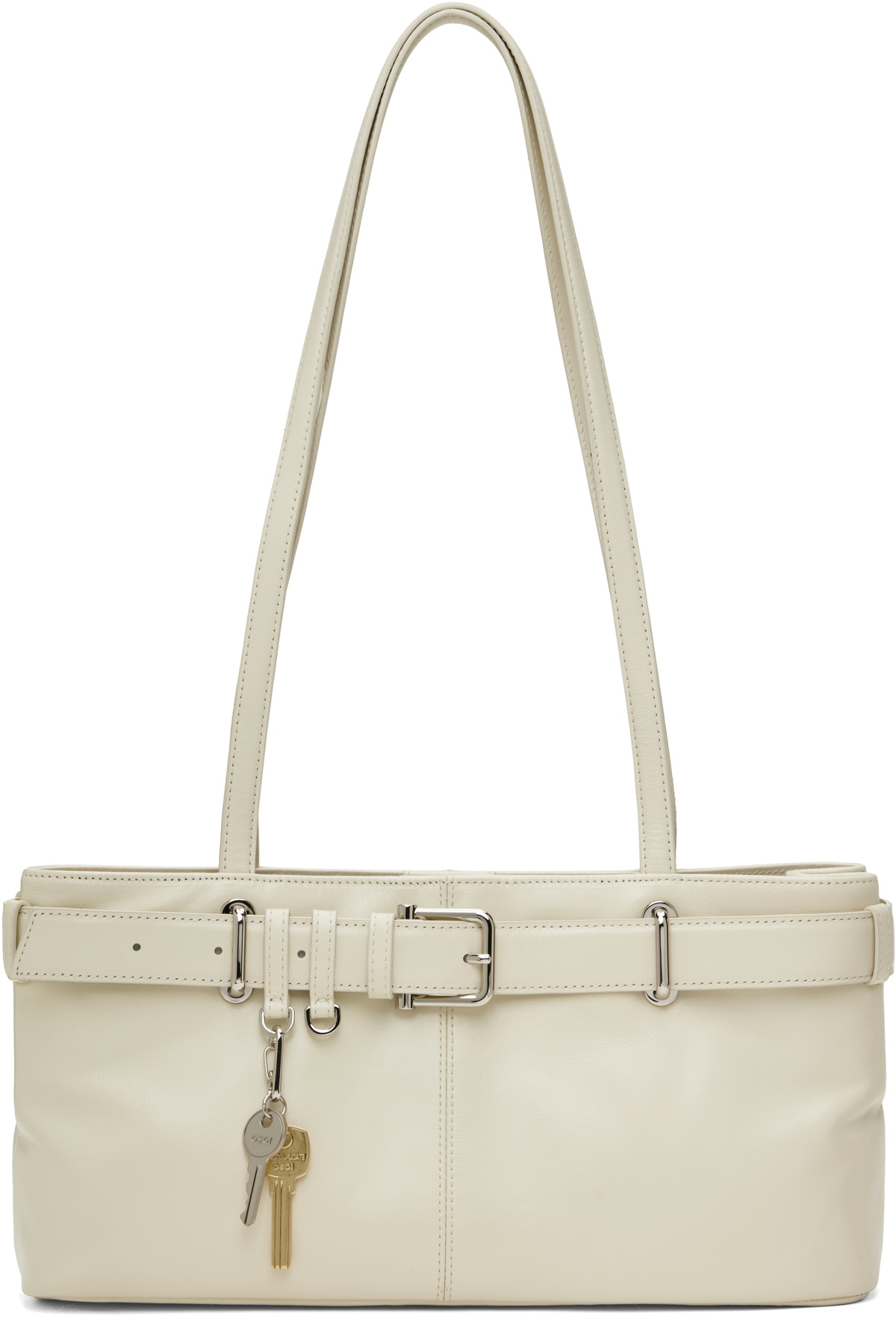 OSOI Off-White Shoulder Brocle Bag OSOI