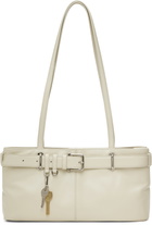 OSOI Off-White Shoulder Brocle Bag