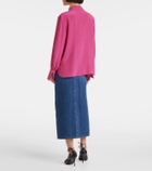 Chloé Tie-neck silk crêpe de chine blouse