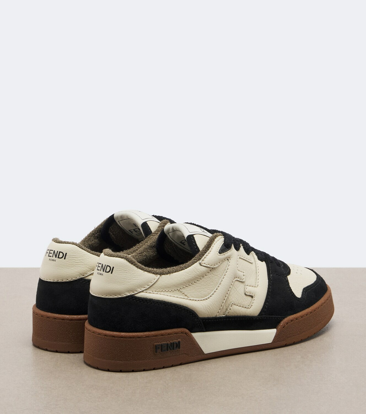 Fendi Fendi Match leather sneakers