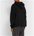 BILLY - Oversized Loopback Cotton-Jersey Hoodie - Black