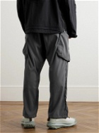 ACRONYM - P55-M Belted Stretch-Shell Cargo Trousers - Gray