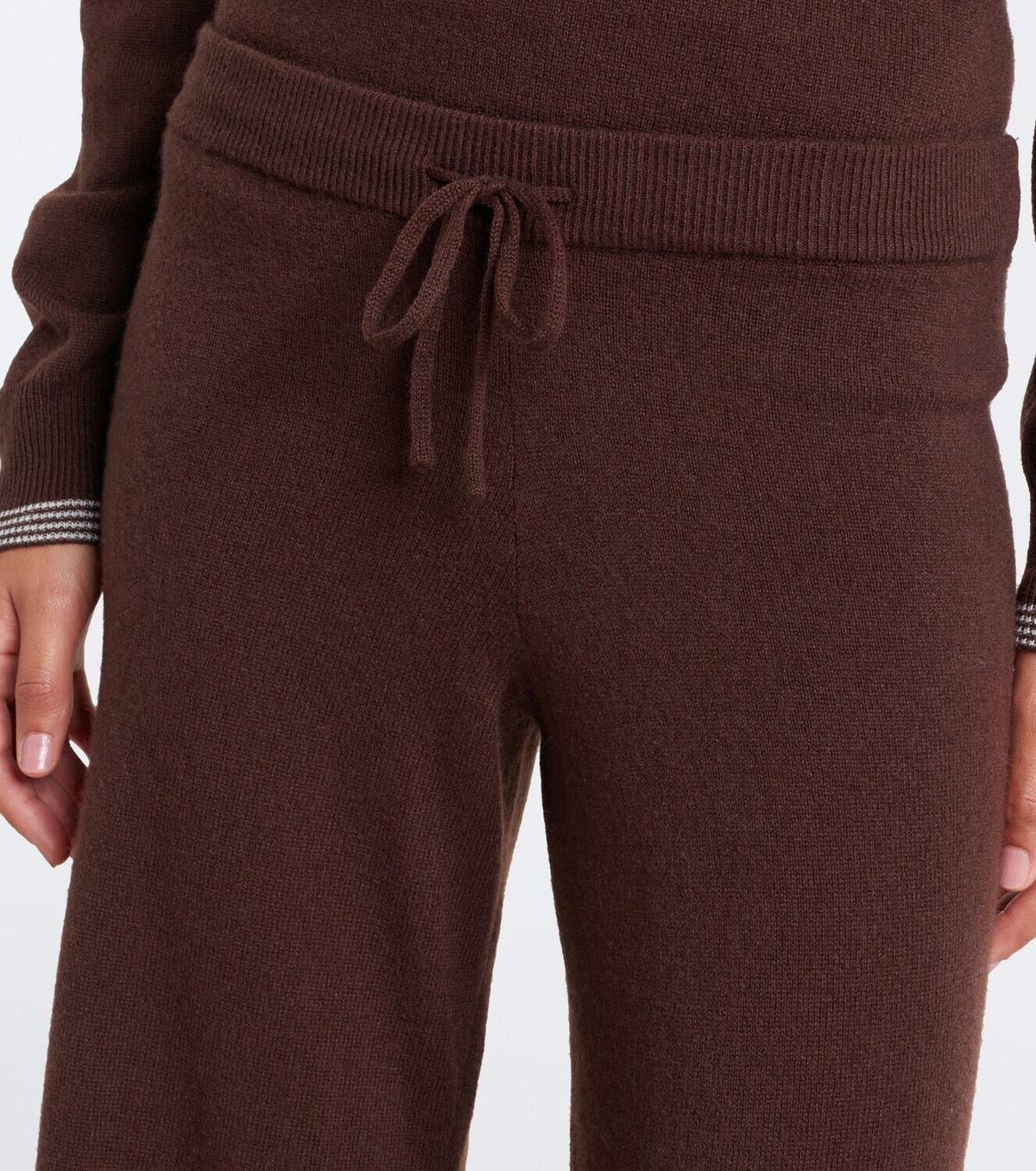 The Upside Coco Amelie cashmere-blend wide-leg pants