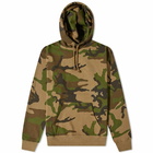 Beams Plus Men's Popover Hoody in Woodland Camo