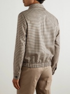 Incotex - Checked Wool Blouson Jacket - Neutrals