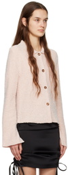 J KOO Pink Button Cardigan