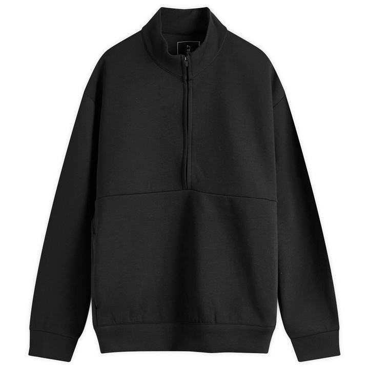 Photo: Nike Men's Dri-Fit 24/7 Half Zip in Black/Smoke Grey