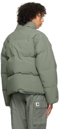 Carhartt Work In Progress Green Yanie Down Jacket
