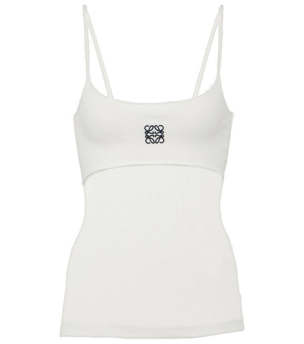 LOEWE｜SLEEVELESS (Anagram tank top in silk (S540Y23X46 Anagram tank top in silk Pink - LOEWE