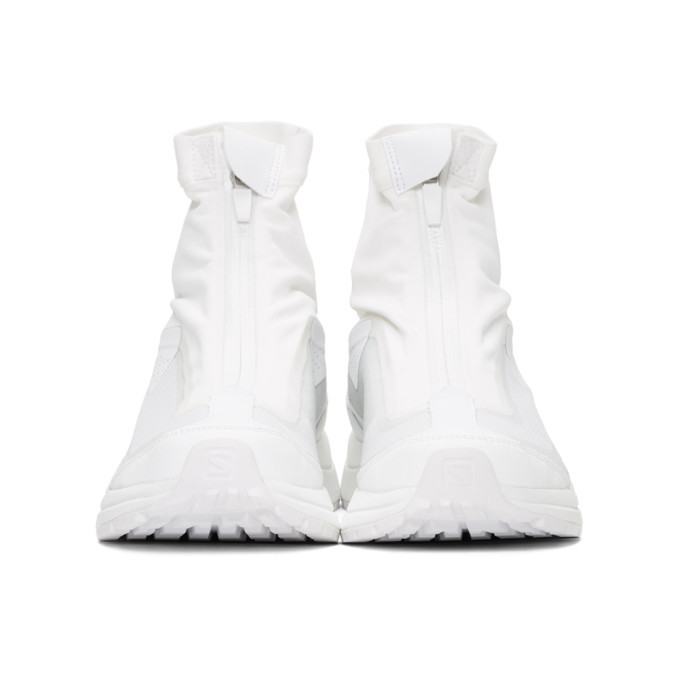 Boris Bidjan Saberi White Salomon Edition Bamba 2 High-Top Sneakers
