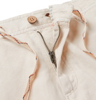 Faherty - Linen and Cotton-Blend Drawstring Shorts - Neutrals