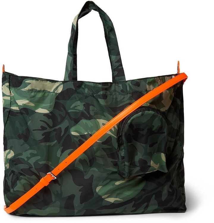 Photo: Alexander McQueen - Camouflage-Print Shell Tote Bag - Men - Green